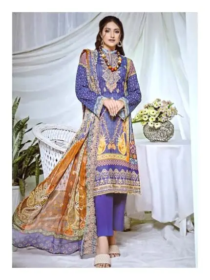Pakistani Swissmiss Lawn 3Pcs 005