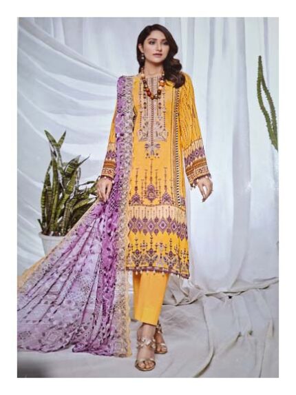 Pakistani Swissmiss Lawn 3Pcs 004